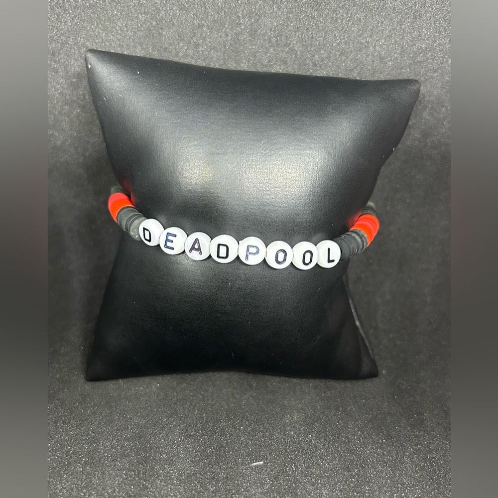 Deadpool (Superheroes) Heishi Bracelet